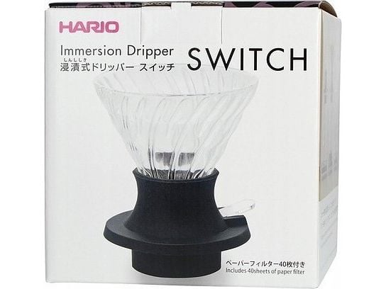Hario immersion switch-sett - drip V60-02 + filtre