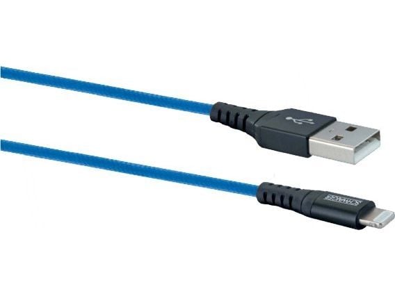 Schwaiger LPRO440 501, Blå, USB A, Lightning, 1,2 m, Hankjønn, Hankjønn
