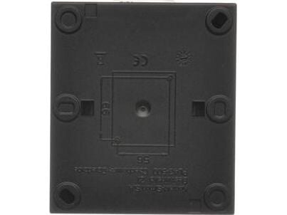 Simon Aquaclick-painike ilman kuvamerkkiä, 10 AX, 250 V musta ACP1/49
