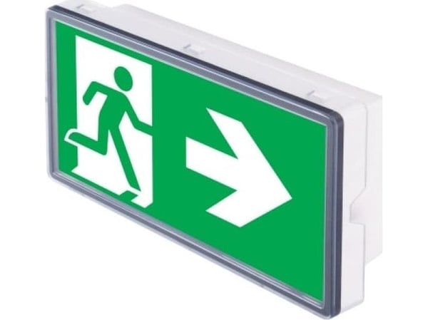 Intelight rømnings-/nødarmatur VELLA LED ECO SO 125 SA 3H MT IP65 (4W/157 lm) INLEWA 93667