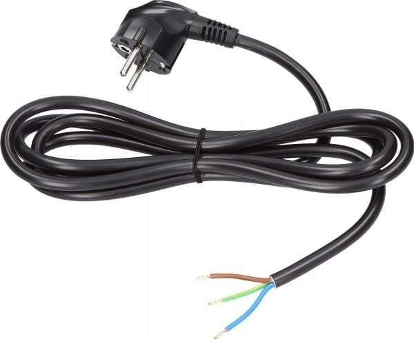Plastrol liitäntäkaapeli Plast-Rol W-97174 5m 3x1mm murtumaton pistoke 16A UNI-SCHUCKO musta