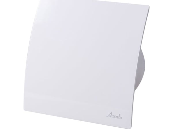 AWENTA baderomsventilator Awenta WEB100T Escudo Ø100 mm 94 m3/h 14W 230V med tidsbryter hvit