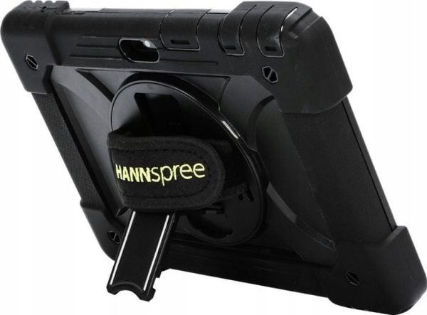 Hannspree - Beskyttelsesboks for nettbrett - robust - med stativ - plastramme, silikonskinn - svart - 10.1" - for Pad Apollo 2
