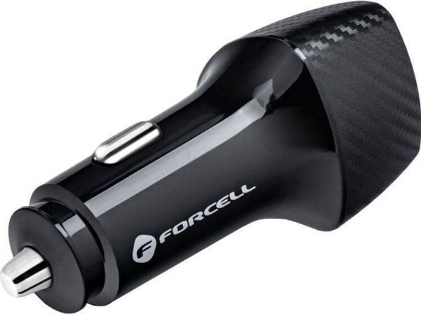 ForCell CARBON autolaturi tyyppi C 3.0 PD20W CC50-1C musta (Yhteensä 20W)