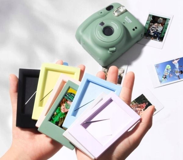 LoveInstant stående bildelomme/ramme til bilder Fujifilm Instax Mini 7 8 9 11 90 / Kodak / Fujifilm / lilla