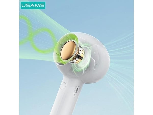 USAMS håndholdt mini-vifte Candy Series 1200mAh hvit (US-ZB251)