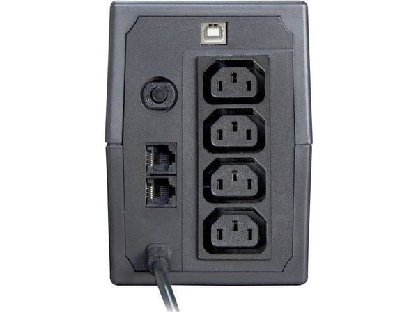 Orvaldi ID650IEC, Linje-Interactive, 0,6 kVA, 360 W, Pseudo sine, 230 V, 230 V