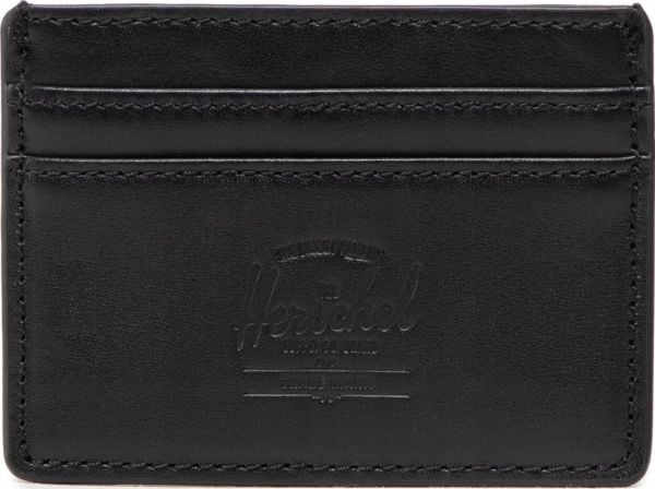 Herschel Charlie Leather RFID-lommebok 11146-00001 sort, one size