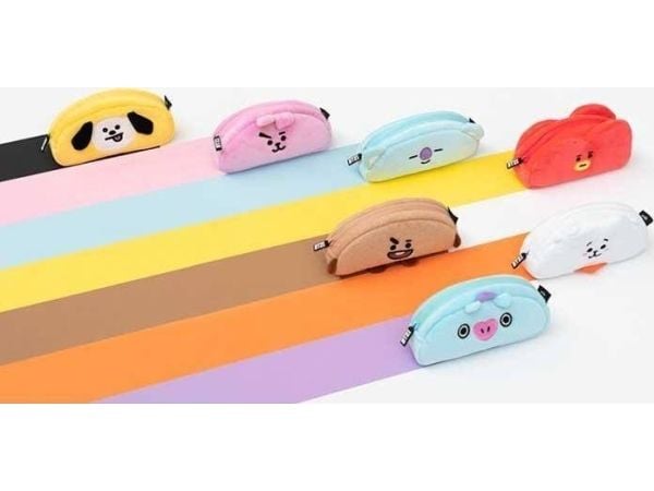 Line Friends BT21 - Plysj pennal for RJ tilbehør
