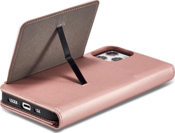 Magnetiskt kortfodral till iPhone 12 Pro Max - rosa