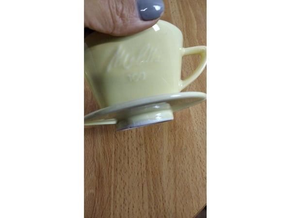 Melitta porselens kaffetrakter 1x4 - Hvit