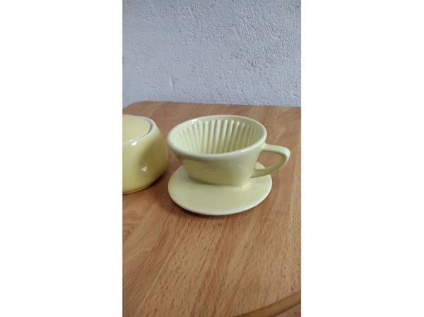 Melitta porselens kaffetrakter 1x4 - Hvit