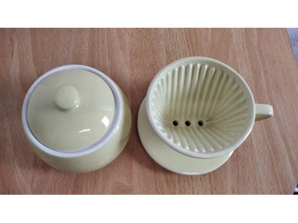 Melitta porselens kaffetrakter 1x4 - Hvit