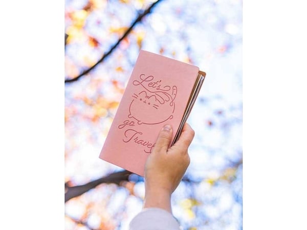 Pusheen reise-notatbok B6 (rosa) 1 stk