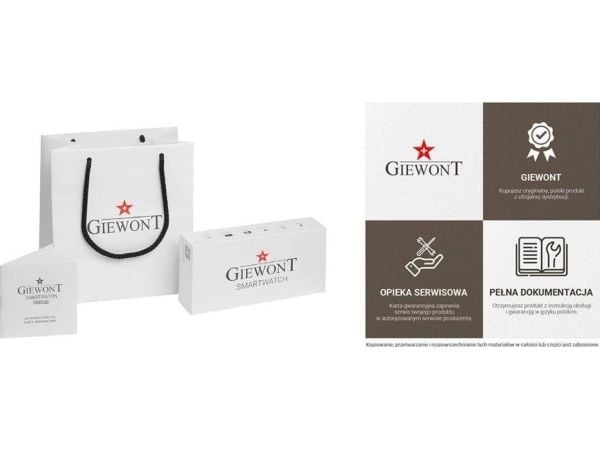 Smartklokke Giewont GW330-1 gullfarget (GW330-1)