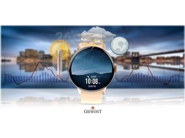 Smartklokke Giewont GW330-1 gullfarget (GW330-1)