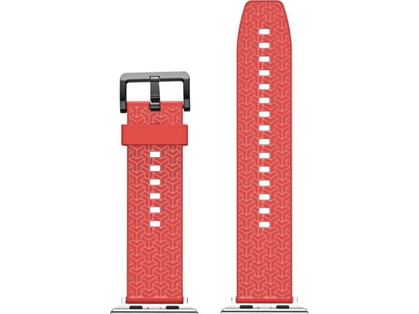 Hurtel Watch Strap Y-rem for Watch 7 / 6 / 5 / 4 / 3 / 2 / SE (41 / 40 / 38mm) båndklokkearmbånd rød
