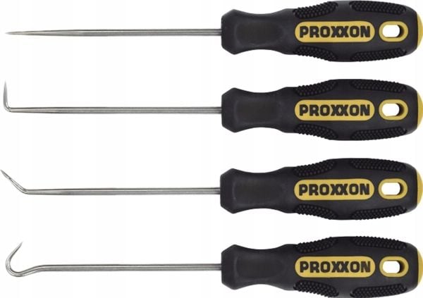 Proxxon sett med 4 skruetrekkere MICRO med spesialtilpassede kroktupp-spisser