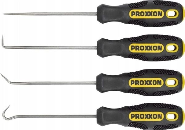 Proxxon sett med 4 skruetrekkere MICRO med spesialtilpassede kroktupp-spisser