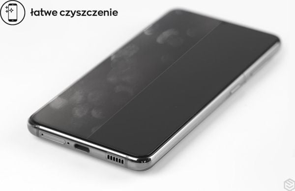 MyScreen DIAMOND GLASS LITE edge full glue sort beskyttelsesglass til Samsung Galaxy S22/S23