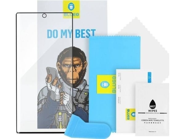 Blueo Tempered Glass 5D Mr. Monkey Glass - for Samsung Galaxy S22 svart (Strong Lite)