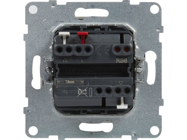 Legrand SUNO - Rullaverhokytkin - 6 AX - 250 V~ - 3-asento: ylös, alas, pysäytys - rullaverhojen suora ohjaus, valkoinen - Legrand 721139 himp