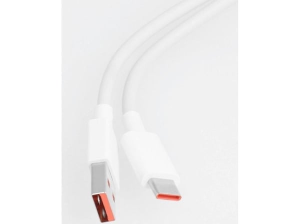 Techonic USB-A - USB-C 1 m valkoinen kaapeli (5903396133022)