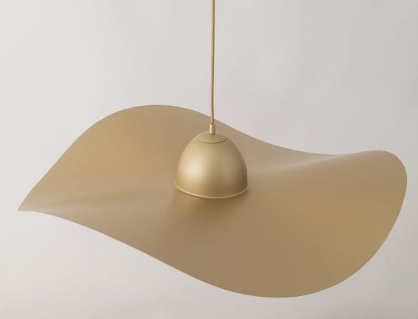 Tak-/henge lampe Sigma gull henge lampe KAPELLO, moderne pendel til soverom over seng