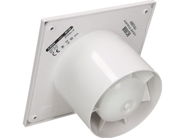 AWENTA vifte Klassisk baderomsvifte fi120 105m3/h 16W 230V hvit Awenta WC120