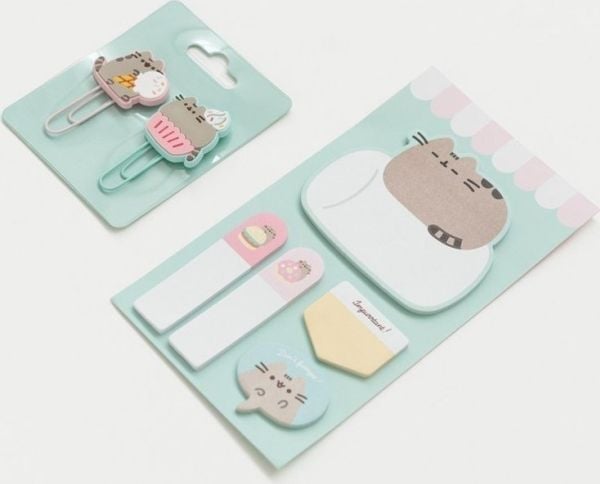 Pusheen brev-/skolpapper-set från Foodie-kollektionen (13 delar)
