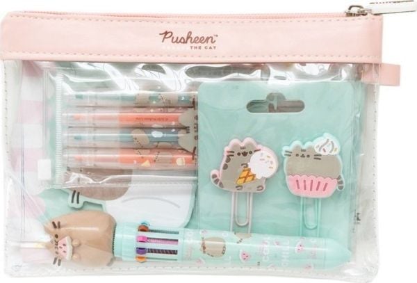 Pusheen brev-/skolpapper-set från Foodie-kollektionen (13 delar)