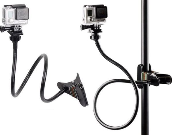 Xrec fleksibelt stativ/feste i metall til GoPro Hero 7 6 5 4 3+ 3 2 1 + / Sjcam