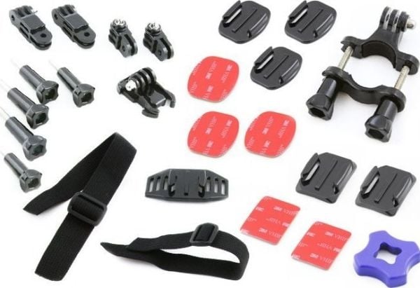 Xrec monteringssett 26-i-1 - festeholder til GoPro Hero 1/2/3/3+/4