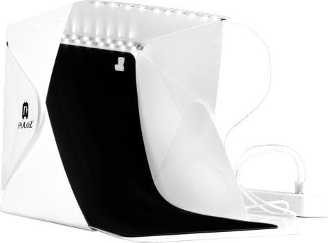 Puluz fototelt/lystelt 22x23x24 cm + 2x LED-lamper + 2x TLo