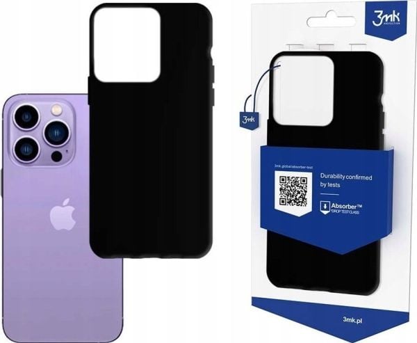3MK Matt Case, Hårt fodral, Apple, iPhone 14 Pro Max, 17 cm (6.7"), Svart