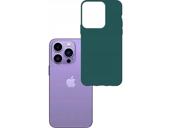 3mk Matt Case iPhone 14 Pro Max kotelo - tummanvihreä