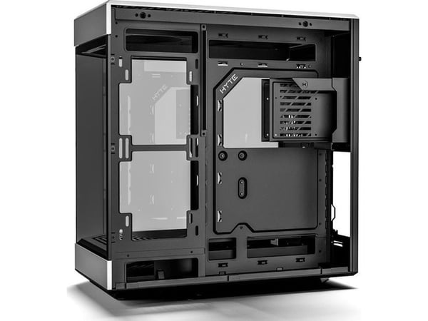 HYTE Y60 - Mid tower - laajennettu ATX - sivupaneeli ikkunalla (karkaistua lasia) - ei virtalähdettä (ATX) - valkoinen - USB/Audio