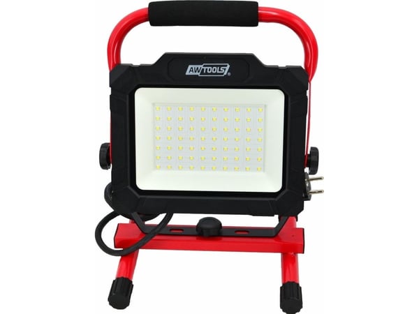 AWTools reflektor SMD LED, bärbar 50W, sockel typ H