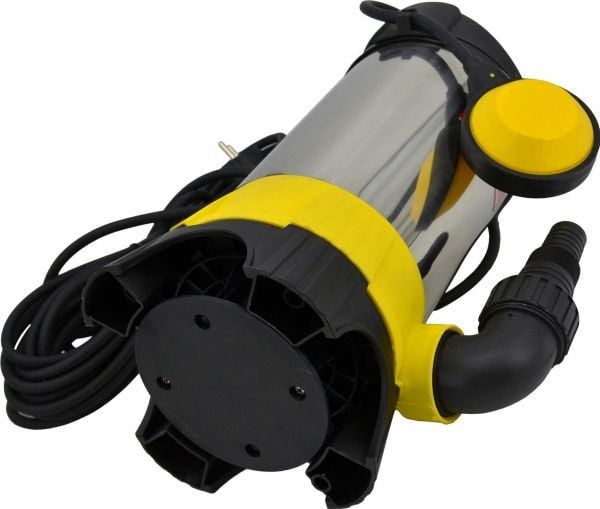 AWTools pumpe i rustfritt vann for skittent vann med flottør 750W Q1DP