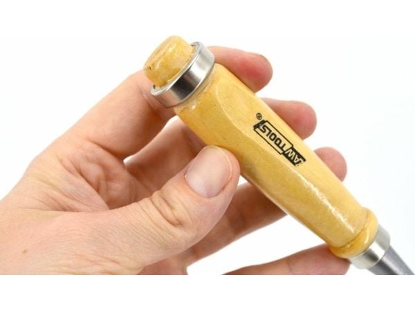 AWTools set med mejslar med trähandtag, 4 st. 6/12/18/24 mm