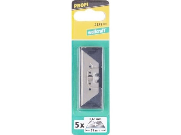 wolfcraft GmbH 4307000, 10 stykker, 18,7 mm, 0,65 mm, 61 mm