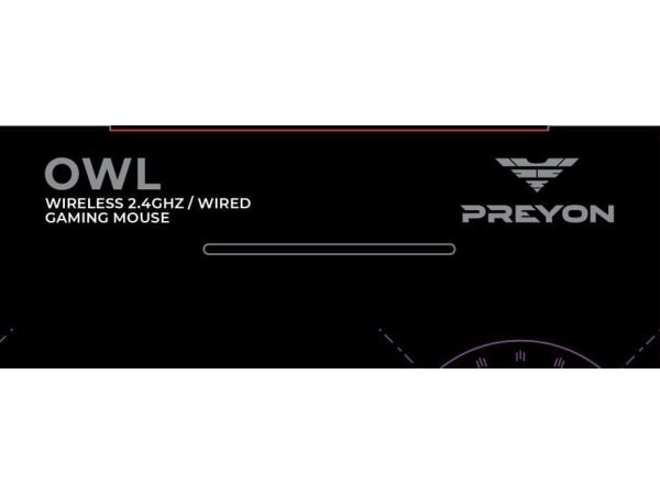 PREYON Owl Wireless Gaming mouse