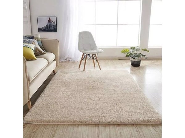 Strado teppe Alpaca 140x200 Alpaca Beige (beige/hvit)