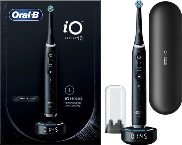BRAUN-serien iO10 el.zobu birste svart iOM10.1B4.2AD