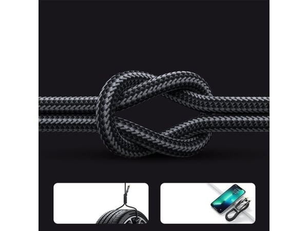 Joyroom-kabel USB Type C - Lightning PD 20W 1,2m svart (S-CL020A12-svart)