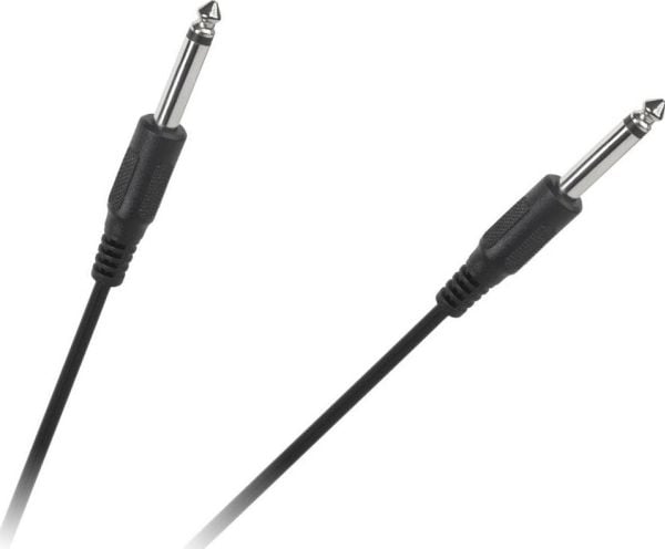 Kabel LP Jack 6,3 mm - Jack 6,3 mm, 2 m, svart (KPO2750M-2)