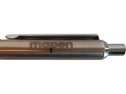 Q-Connect automatisk kulepenn Q-CONNECT PRESTIGE metall 0,7 mm blå/sølv blå spiss/blekk