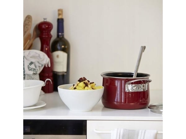 Riess gryte med lokk 24 cm Rosso
