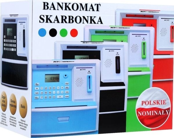 Ramiz BANKOMAT - sparebøsse med polsk pålydende