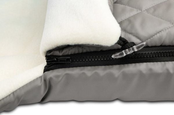 Sensillo vognpose quiltet polar grey til trille/vogn
